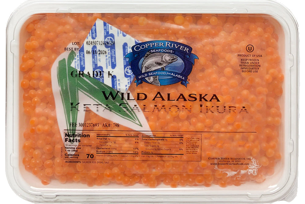 250g - Wild Alaska Keta Salmon Caviar